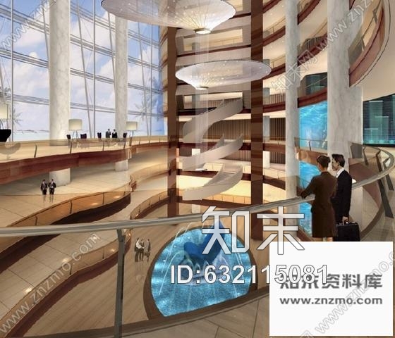 施工图福建豪华游艇会所宴会厅设计施工图含效果cad施工图下载【ID:632115081】