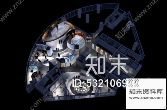 施工图上海国际团队打造金融中心体验展厅施工图含全套汇报方案cad施工图下载【ID:532106999】