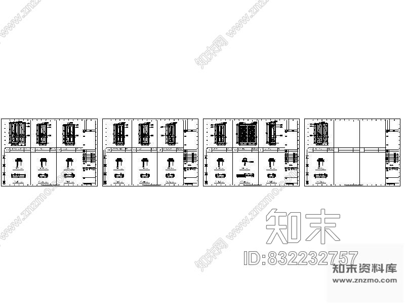 图块/节点豪华别墅各房间门详图cad施工图下载【ID:832232757】