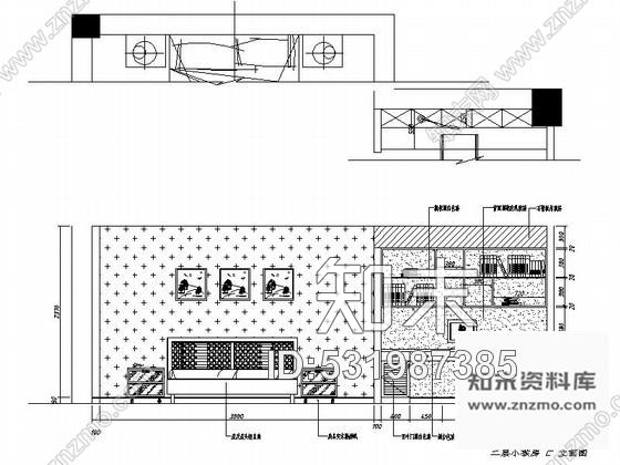 施工图宁波现代古典双层别墅室内装修图含效果cad施工图下载【ID:531987385】