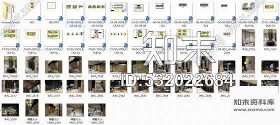 施工图广东花都高档现代风格五星酒店客房室内装修施工图含实景图cad施工图下载【ID:532022684】