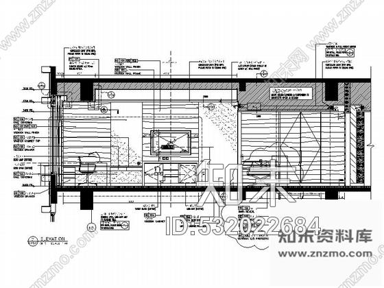 施工图广东花都高档现代风格五星酒店客房室内装修施工图含实景图cad施工图下载【ID:532022684】