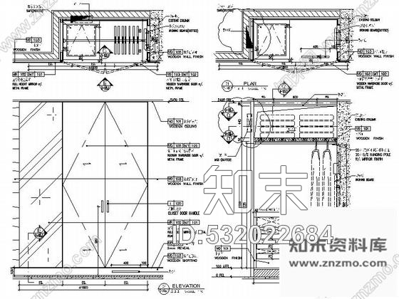 施工图广东花都高档现代风格五星酒店客房室内装修施工图含实景图cad施工图下载【ID:532022684】