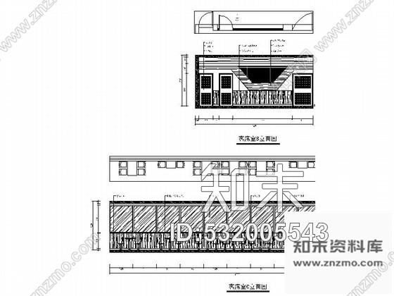 施工图厦门某时尚快餐店室内装修施工图含实景cad施工图下载【ID:532005543】