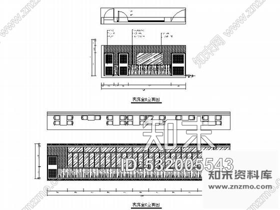 施工图厦门某时尚快餐店室内装修施工图含实景cad施工图下载【ID:532005543】