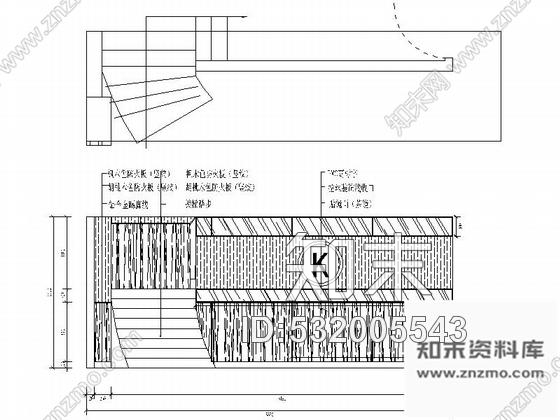 施工图厦门某时尚快餐店室内装修施工图含实景cad施工图下载【ID:532005543】
