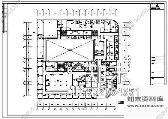 石狮帝豪大酒店喷淋图cad施工图下载【ID:532064651】