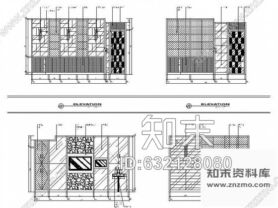 施工图时尚精装KTV室内装修装饰施工图cad施工图下载【ID:632128080】