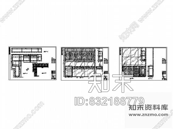 图块/节点餐厅精品收银台详图施工图下载【ID:832188779】