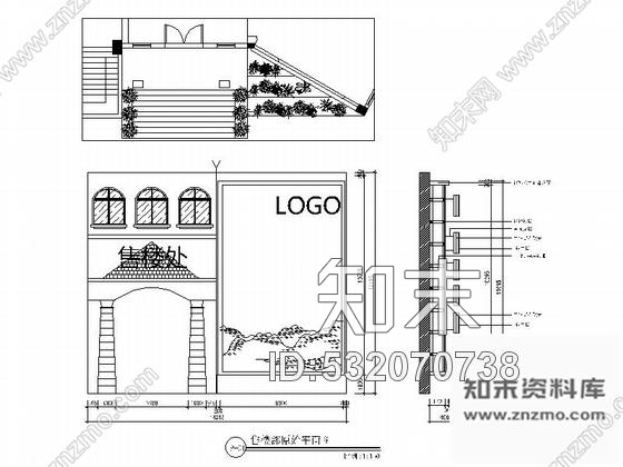 施工图惠州住宅区奢华高档售楼处装修施工图cad施工图下载【ID:532070738】