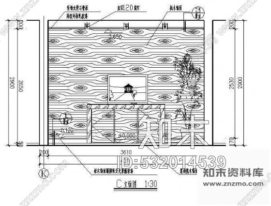 施工图中式餐厅装修图包间图纸cad施工图下载【ID:532014539】