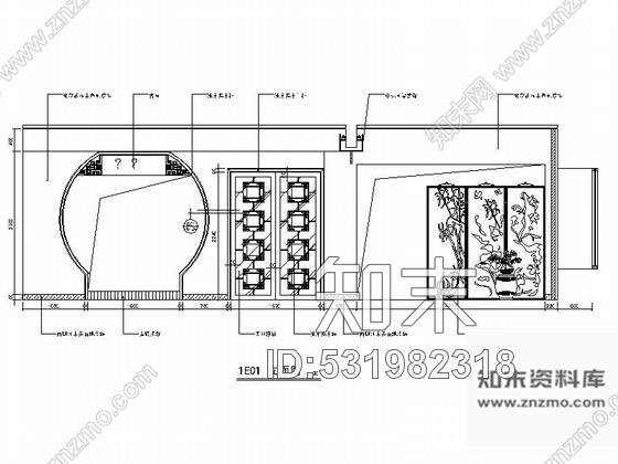 施工图广州环境优雅别墅区新中式风格三层别墅装修施工图cad施工图下载【ID:531982318】