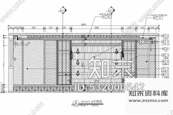 施工图江西优雅中式风格商务茶馆室内装修图含效果图cad施工图下载【ID:532000542】