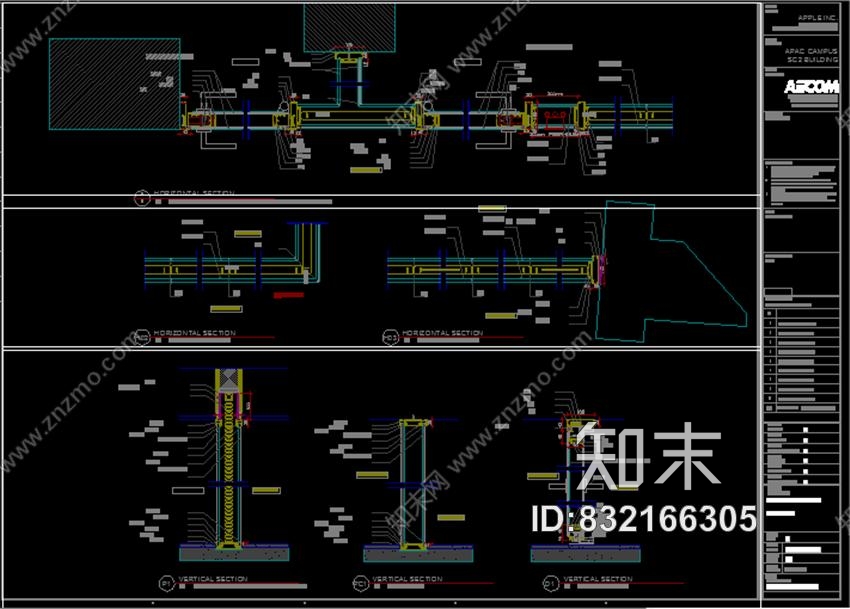 美国AECOMApple苹果上海2号园区办公室丨效果图+CAD施工图+机电图施工图下载【ID:832166305】