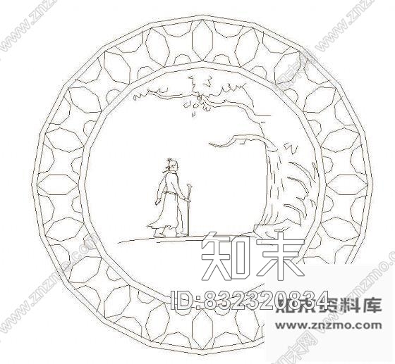 图块/节点一些中式工艺品cad施工图下载【ID:832320834】