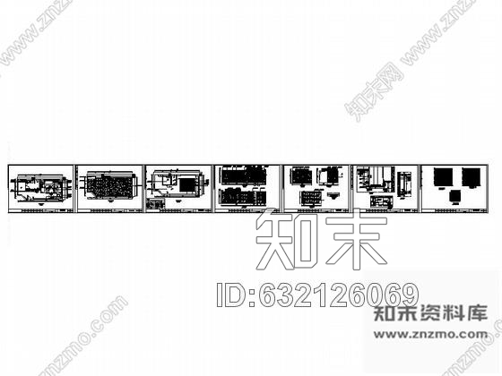 施工图北京豪华量贩式KTV包厢室内设计施工图cad施工图下载【ID:632126069】