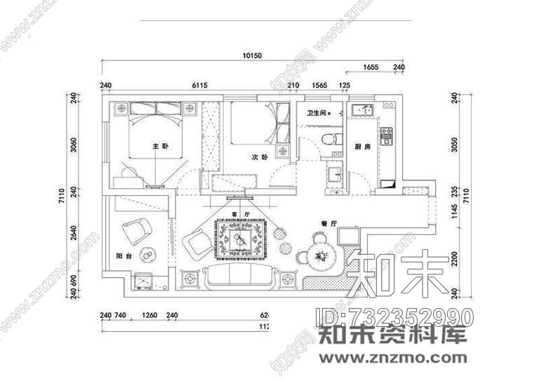 1979设计-百步亭幸福时光cad施工图下载【ID:732352990】