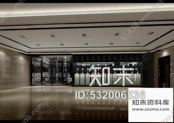 施工图山东广场中式咖啡厅室内装修图含效果cad施工图下载【ID:532006536】