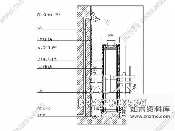 施工图山东广场中式咖啡厅室内装修图含效果cad施工图下载【ID:532006536】