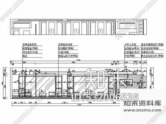 施工图山东广场中式咖啡厅室内装修图含效果cad施工图下载【ID:532006536】