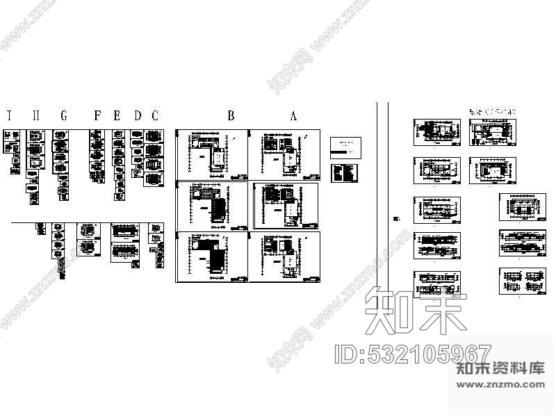 施工图某纪念馆附馆装修图cad施工图下载【ID:532105967】