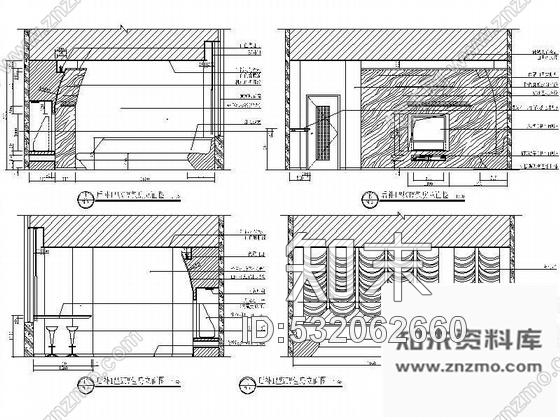 施工图某酒店四层装修图cad施工图下载【ID:532062660】