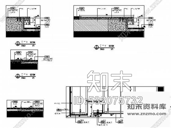 施工图合肥某知名楼盘售楼处装饰施工图cad施工图下载【ID:532075732】
