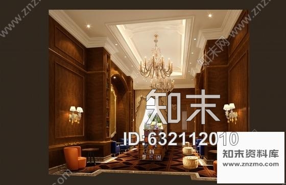 施工图欧式奢华典雅娱乐会所室内施工图含高清效果图cad施工图下载【ID:632112010】