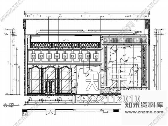 施工图欧式奢华典雅娱乐会所室内施工图含高清效果图cad施工图下载【ID:632112010】