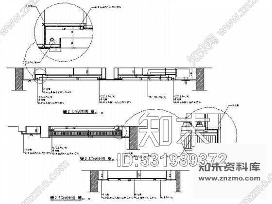 施工图花园式三层别墅室内装修图cad施工图下载【ID:531989372】