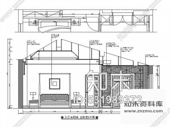 施工图花园式三层别墅室内装修图cad施工图下载【ID:531989372】