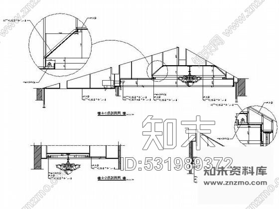 施工图花园式三层别墅室内装修图cad施工图下载【ID:531989372】