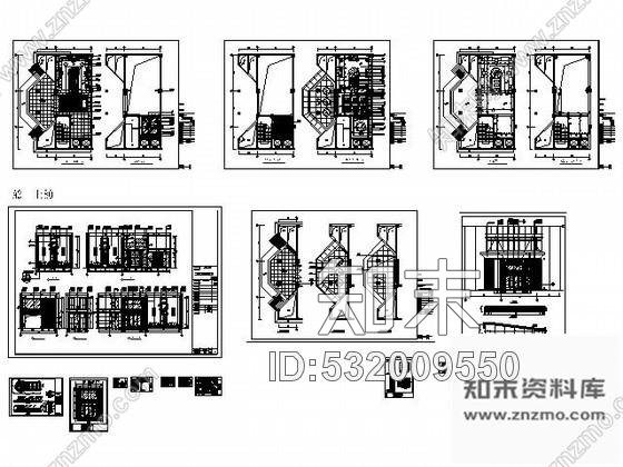 施工图五星酒店餐饮门厅施工图cad施工图下载【ID:532009550】