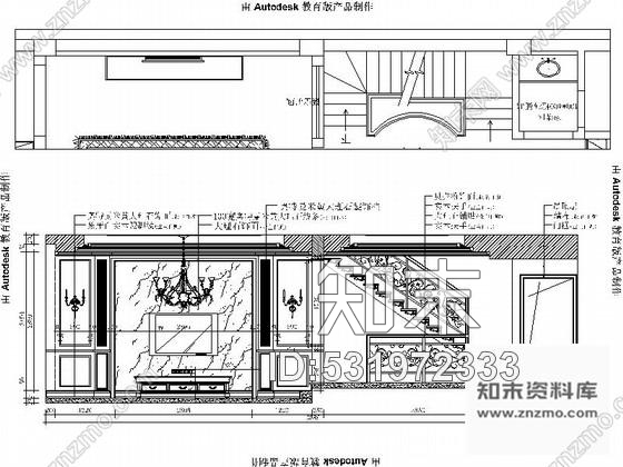 施工图扬州美式豪华复古3层别墅CAD施工图含效果图cad施工图下载【ID:531972333】