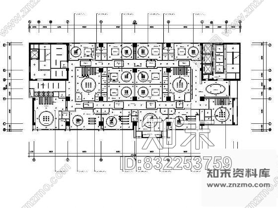 图块/节点某酒店中餐包房平面图cad施工图下载【ID:832253759】