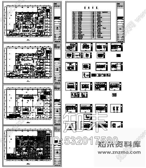 施工图演艺酒吧cad施工图下载【ID:532017580】