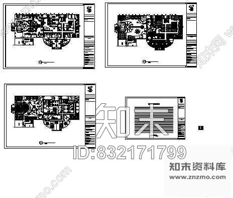 图块/节点夜总会装饰方案平面图cad施工图下载【ID:832171799】
