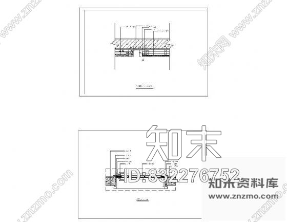 图块/节点卧室电视墙详图cad施工图下载【ID:832276752】