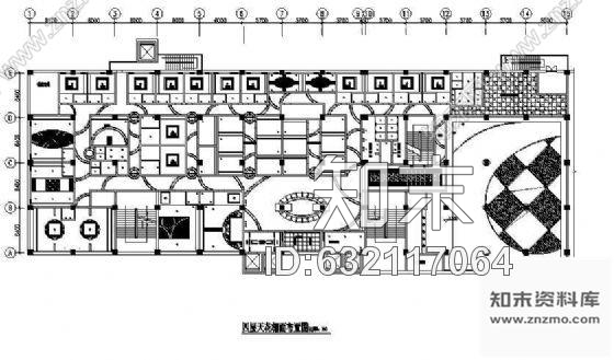 施工图某休闲酒店四层桑拿中心施工图cad施工图下载【ID:632117064】