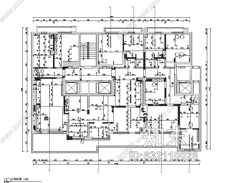 新疆禅意空间|合一茶道休闲会所设计施工图附效果图cad施工图下载【ID:632110028】