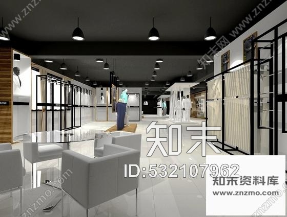 施工图江苏著名服装品牌现代服装展厅装修施工图含效果cad施工图下载【ID:532107962】