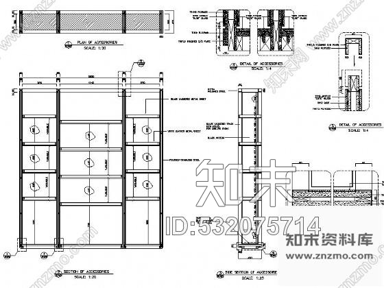 施工图台北某品牌服饰室内专卖店装修图cad施工图下载【ID:532075714】