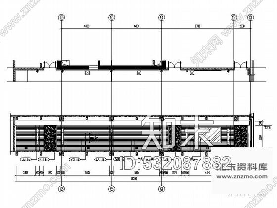 施工图现代装饰风格大会议室装修图含效果cad施工图下载【ID:532087882】