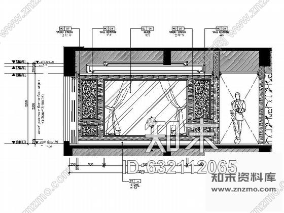 施工图湖南气质范法式私人会所室内设计CAD施工图施工图下载【ID:632112065】