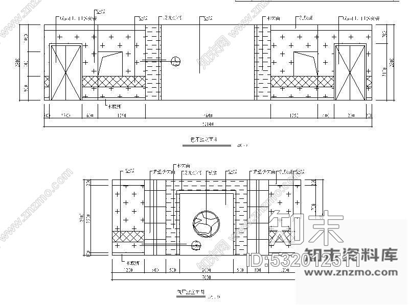 施工图莱州某餐厅装修图cad施工图下载【ID:532012511】