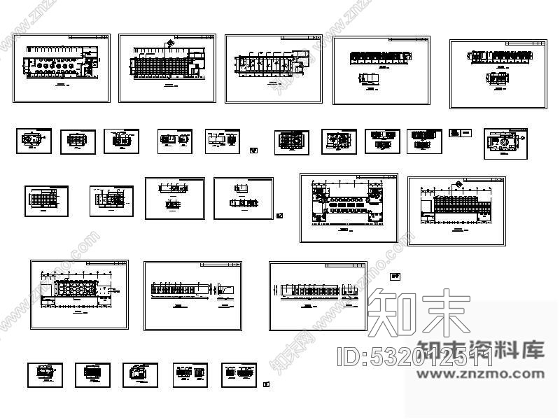 施工图莱州某餐厅装修图cad施工图下载【ID:532012511】