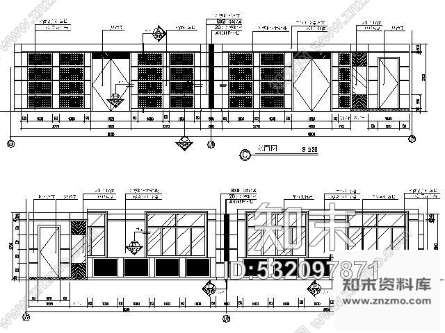 施工图北京某写字楼多功能厅施工图含效果cad施工图下载【ID:532097871】