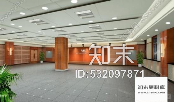 施工图北京某写字楼多功能厅施工图含效果cad施工图下载【ID:532097871】