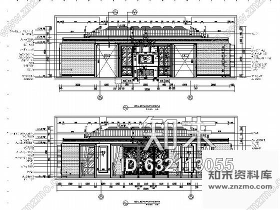 施工图苏州奢华欧式风格商务会所五层卧室区室内装修图含效果cad施工图下载【ID:632113055】