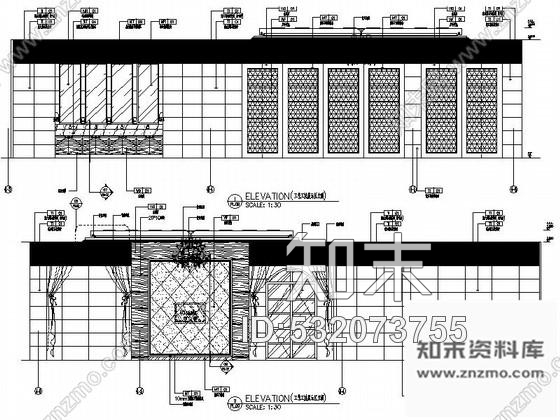 施工图江西绿色低碳高档住宅售楼处室内装饰施工图含效果cad施工图下载【ID:532073755】